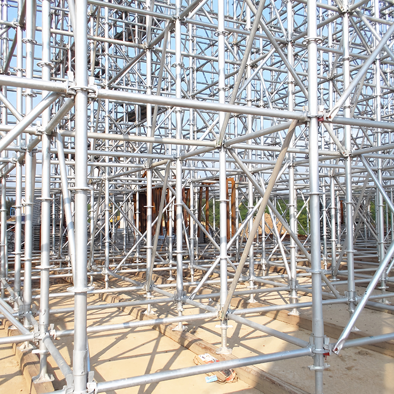 Coil buckle steel pipe support